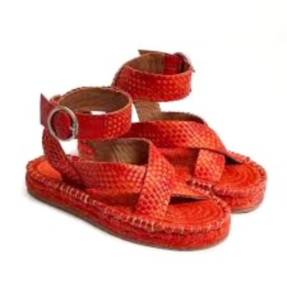 Sam Edelman Shoes - SAM EDELMAN Leather Dakota Braided Sandals